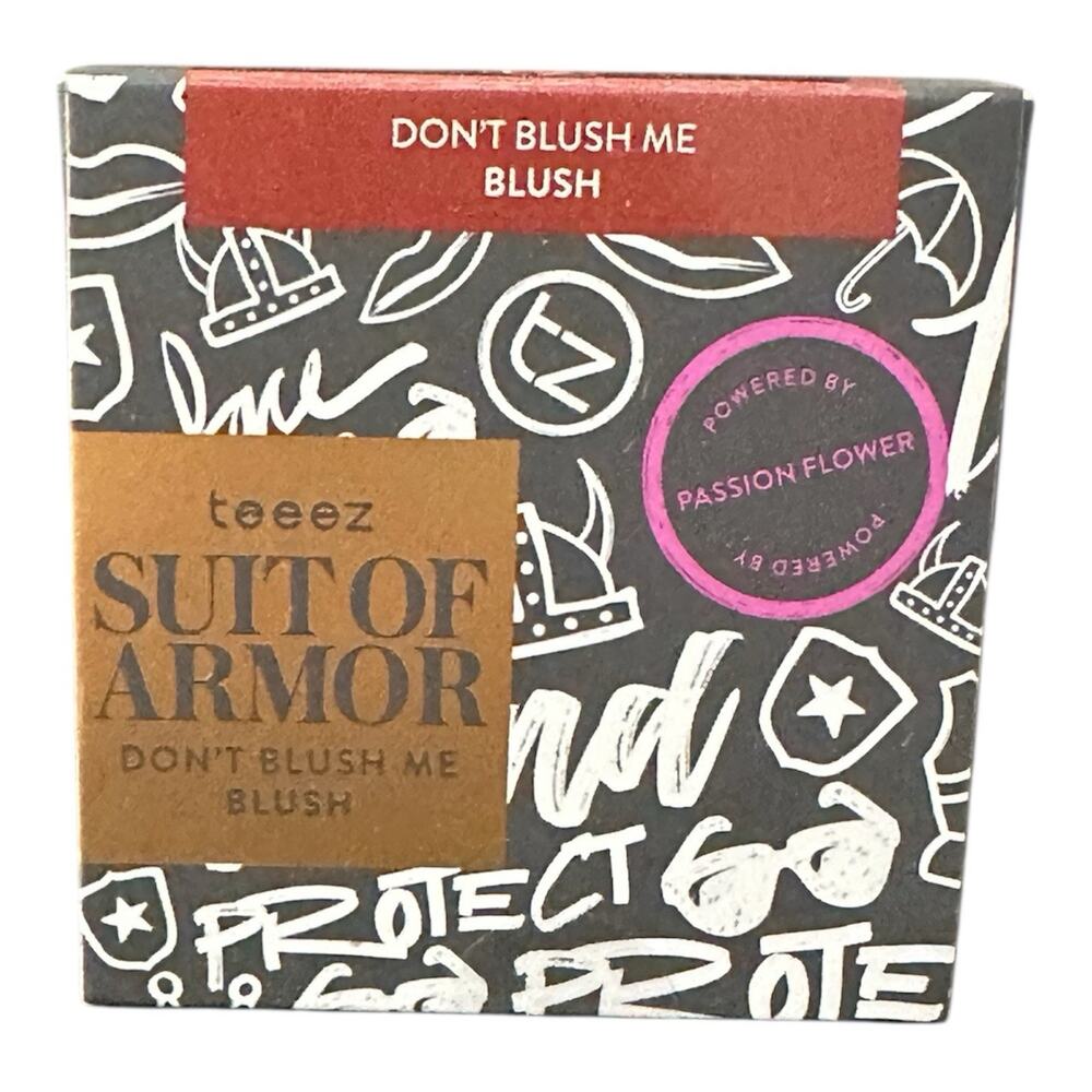 Teeez Cosmetics Suit of Armor Don’t Blush Me Blush 0.14 oz New/ Sealed